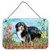 Carolines Treasures CK1207DS812 Bernese Mountain Dog Spring Wall or Door Hanging Prints 8x12 multicolor