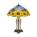 Meyda Tiffany 119682 Wild Sunflower Table Lamp 24 H