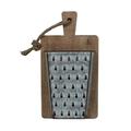 Contemporary Home Living 15.75 Brown Cheese Grater Cutting Board