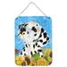 Carolines Treasures SS4126DS1216 Dalmatian in Summer Flowers Wall or Door Hanging Prints 12x16 multicolor