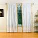 Lined-White Rod Pocket Sheer Sari Curtain / Drape - 43W x 120L - Piece