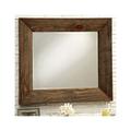 Benzara Coimbra Mirror In Rustic Natural Tone Finish