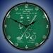 1910 Golf Club Patent Wall Clock Lighted