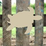 Sea Turtle Unfinished Cutout Wooden Shape Paintable Wooden MDF
