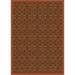 Milliken Design Center Area Rug TURKOMAN TERRA COTTA Turkoman Terra Cotta 7 8 x 10 9 Rectangle