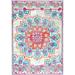 nuLOOM Kiyoko Vintage Floral Area Rug 5 x 7 5 Pink