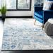 Safavieh Jasper Shreya Modern Abstract Rug Ivory/Blue 5 3 x 7 6 5 x 8 Indoor Living Room Bedroom Dining Room Rectangle