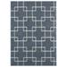 United Weavers Celestial Dadrail Contemporary Geometric Accent Rug Blue/Grey 1 11 x 3