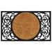 Calloway Mills 180031830NP 18 x 30 in. Armada Circle Rectangular Doormat Natural & Black