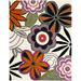 SAFAVIEH Soho Claire Floral Wool Area Rug Ivory/Multi 6 x 6 Square