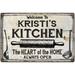 KRISTI S Kitchen Farmhouse Sign 16 x 24 Matte Finish Metal 116240033322