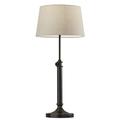 AdessoÂ® Simplee Mitchell 2-Piece Table Lamp Set Natural Shades/Antique Black Bases