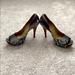 Jessica Simpson Shoes | Jessica Simpson Faux Snakeskin Pumps Size 7 1/2 | Color: Brown/Gray | Size: 7.5