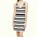 J. Crew Dresses | J.Crew Villa Dress Black Ivory Cream Striped | Color: Black/Cream | Size: S