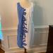 Lilly Pulitzer Dresses | Lilly Pulitzer Seashell Blue/White Shift Dress | Color: Blue/White | Size: 10