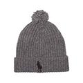 Polo Ralph Lauren Men's Windsor Polo Big Pony Ribbed Cuffed Pom Pom Beanie - blue - One size