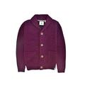 Humble Pioneer - Burgundy Lined Chunky Cardigan (L)