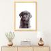 East Urban Home Chocolate Lab Puppy by Watercolor Luv - Painting Print Paper/Metal in Brown | 32 H x 24 W x 1 D in | Wayfair