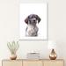East Urban Home German Shorthaired Pointer Puppy by Watercolor Luv - Painting Print Paper/Metal in Brown/Gray | 32 H x 24 W x 1 D in | Wayfair