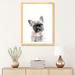 East Urban Home French Bulldog Puppy by Watercolor Luv - Painting Print Paper/Metal in White | 32 H x 24 W x 1 D in | Wayfair