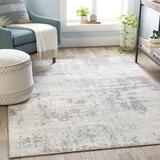 Gray/White 106 x 0.35 in Area Rug - Trent Austin Design® Griffiths Abstract Gray/Cream Area Rug, Polypropylene | 106 W x 0.35 D in | Wayfair