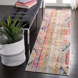 Blue/Orange 26 x 0.31 in Indoor Area Rug - Bungalow Rose Wooler Southwestern Area Rug | 26 W x 0.31 D in | Wayfair C5625437DB37405D9745CCD33F802140