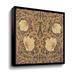 Langley Street® Gloversville Pimpernel Wallpaper Design, 1876' Framed Graphic Art on Wrapped Canvas Canvas, in Brown | 14 H x 14 W x 2 D in | Wayfair