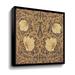 Langley Street® Gloversville Pimpernel Wallpaper Design, 1876' Framed Graphic Art on Wrapped Canvas Canvas, in Brown | 24 H x 24 W x 2 D in | Wayfair