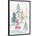 The Holiday Aisle® Christmas Trees I - Painting Print on Canvas Canvas/Plastic in Green | 50 H x 34 W x 1.75 D in | Wayfair