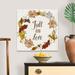 Gracie Oaks Contemporary Autumn Collection H - Textual Art Print on Canvas Canvas | 24 H x 24 W x 1.25 D in | Wayfair