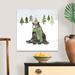 The Holiday Aisle® Woodland Christmas IV by Victoria Borges - Painting Print on Canvas in Green | 24 H x 24 W x 1.25 D in | Wayfair