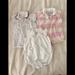 Ralph Lauren One Pieces | Bundle Of 3 Rompers | Color: Pink/White | Size: 9mb