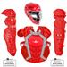 All Star Classic Pro NOCSAE Certified Adult Baseball Catcher's Kit Scarlet