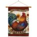 Breeze Decor Country My Heart 2-Sided Polyester 40 x 28 in. Flag Set in Brown/Red | 40 H x 28 W x 1 D in | Wayfair