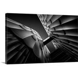 The Twillery Co.® Straub 'Black Waves' by Jef Van Den Houte Photographic Print Metal | 32 H x 48 W x 1.5 D in | Wayfair