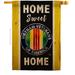 Breeze Decor Home Sweet Vietnam 2-Sided Polyester 40 x 28 in. House Flag in Black/Brown | 40 H x 28 W in | Wayfair BD-MI-H-108449-IP-BO-D-US20-BD