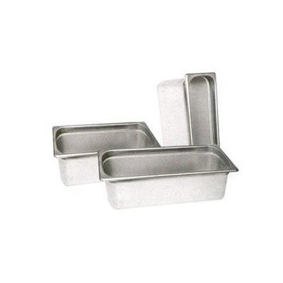 Winco SPT-6 6 in. Deep 24 Gauge Stainless Steel 1/3 Size Steam Table Pan