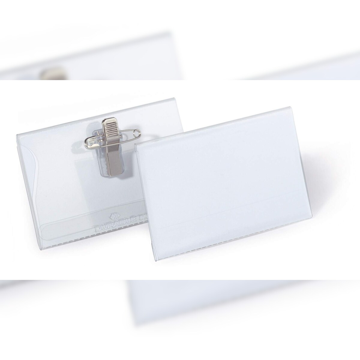 DURABLE Namensschild 54x90mm mit Kombiklemme Pckg. à 50 Image