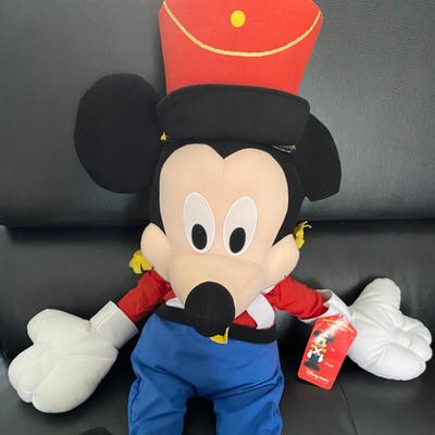Disney Toys | Mickey Mouse Nutcracker Plush | Color: Black/Red | Size: 32”