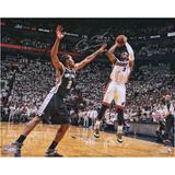 Dwyane Wade Miami Heat Autographed 16" x 20" 2013 NBA Finals Shot vs. San Antonio Spurs Photograph
