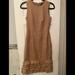 J. Crew Dresses | Gorgeous J.Crew Fitted Tan Work Dress | Color: Tan | Size: 00