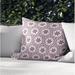 Dakota Fields Rumi Indoor/Outdoor Throw Pillow Polyester/Polyfill blend in Red/Indigo | 20 H x 20 W x 5 D in | Wayfair