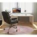 Rosdorf Park Paolini Low Pile Carpet Straight Round Chair Mat in Pink | 60 W x 60 D in | Wayfair A0A2691C7B894C8C810A793E8B5B41F7
