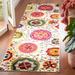 Red 26 x 0.45 in Area Rug - Langley Street® Hertzler Floral Multicolo Area Rug, Polypropylene | 26 W x 0.45 D in | Wayfair