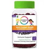 Rainbow Light Counter Attack Kids Immune Support Elderberry Gummies, Multicolor, 30 CT