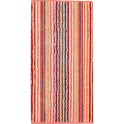Cawö Handtücher Unique Streifen 944 koralle - 22 Handtuch 50x100 cm Rosegold Image