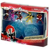 Power Rangers Micro Morphin Capsule Figures Translucent Edition Figure 5-Pack