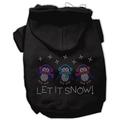 Let It Snow Penguins Rhinestone Hoodie