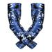 Bucwild Sports Compression Arm Sleeves 1 Pair - 2 Sleeves Youth & Adult Sizes Football Baseball Basketball Cycling Tennis Solid color Digital Camo Flames (Youth Small-Large)