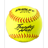 Dudley 12 NFHS Thunder Heat Fastpitch Leather Softball